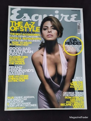 Esquire Magazine March 2005 (1185) Eva Mendes Beck George Weah Famke Janssen