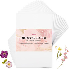Aboofx 20 Sheets Blotting Paper for Flower Press, Large 15 x 10 inch A4 Highly A