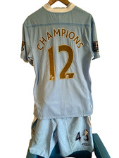 Balotelli Manchester City MATCH WORN SHORTS 2012 v QPR + PRESENTATION SHIRT