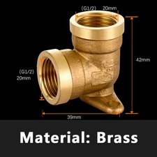 Brass Pipe Fittings Adapter Connector Female Male Thread Water Plumbing Fittings