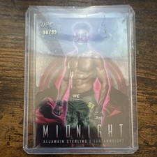2024 Topps Midnight UFC Twilight Aljamain Sterling #96 /99 Serial Numbered
