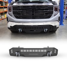 New Offroad Heavy Duty Steel Front Bumperd-rings For 2022-2026 Gmc Sierra 1500