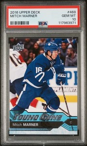 2016 Upper Deck Young Guns Mitch Marner #468 PSA 10 #3971