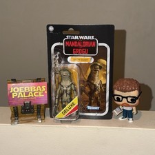 Star Wars Vintage Mandalorian and Grogu DELUXE Amani Guard VC419 BRAND NEW