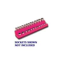 Mechanic's Time Savers 722 1/4 In. Drive Magnetic Hot Pink Socket Holder   4
