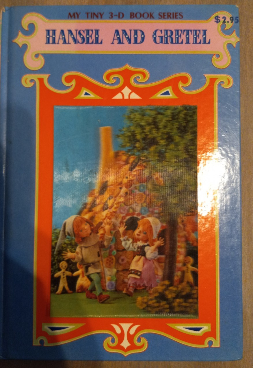 Vintage Hansel and Gretel - My Tiny 3D book series-color storybook