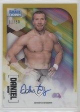 2020 Topps Chrome WWE Auto Gold Refractor 1/50 Daniel Bryan #A-DB Auto d9r