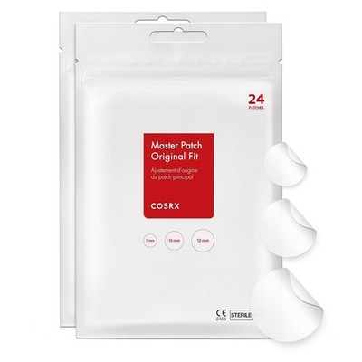 COSRX Acne Pimple Patch Absorbing Hydrocolloid Original 3 Size Patches for Blemi