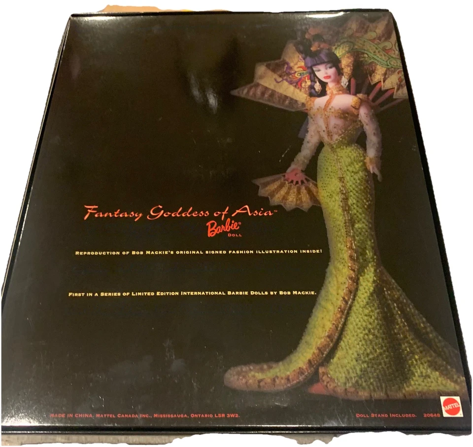 Muñeca Barbie Bob Mackie Fantasy Goddess of Asia Edición Limitada NRFB Foto 4 de 4