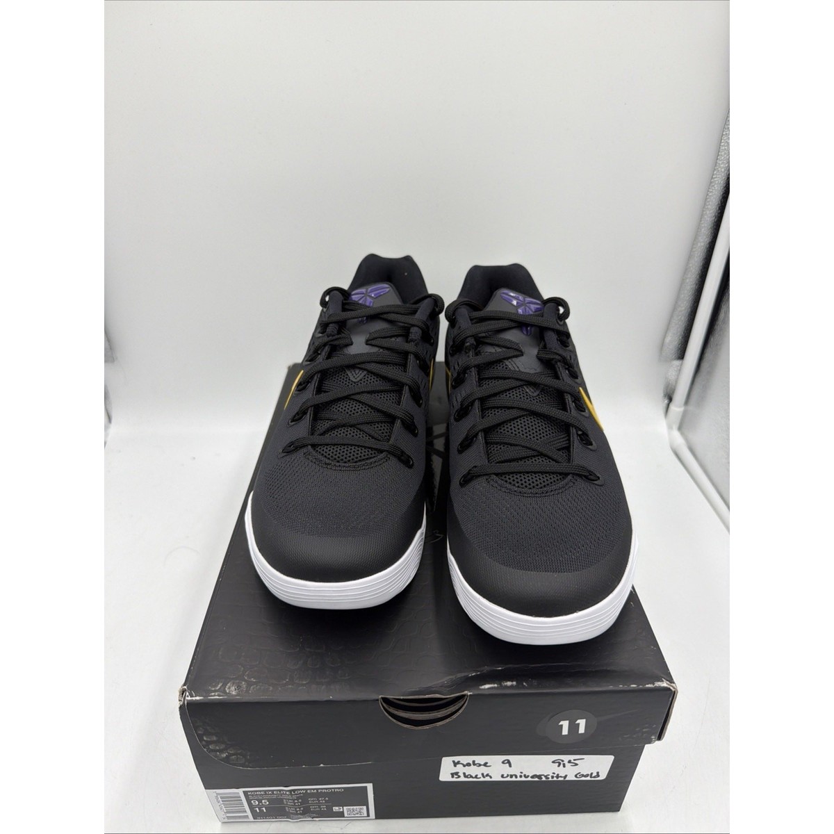 Size 9.5 - Nike Kobe 9 EM Protro TB Lakers Away | eBay