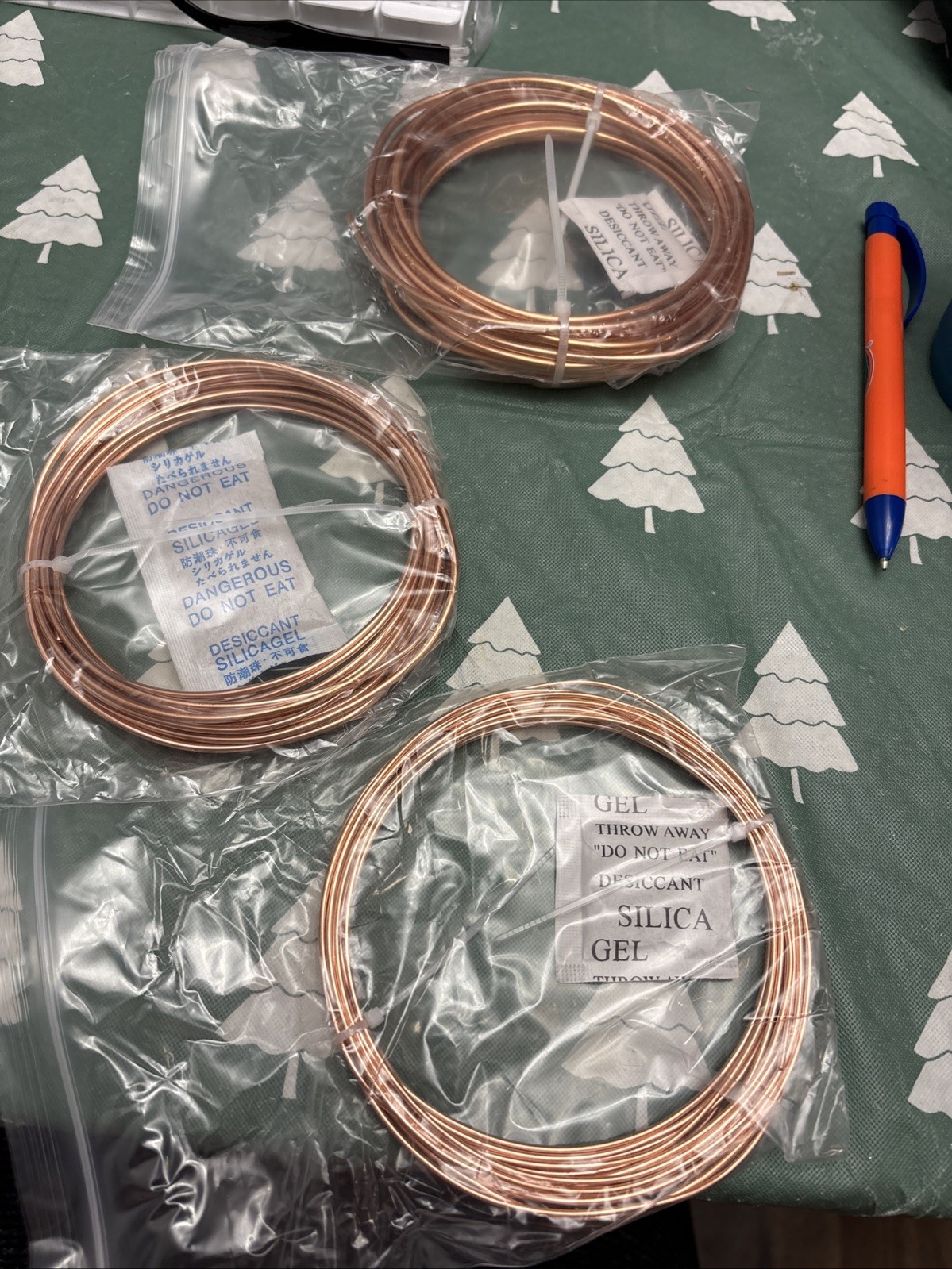 3Pcs 16 Feet Each. Copper Tubing Refrigeration Plumbing