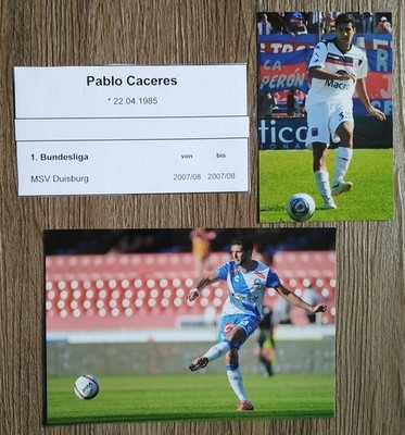 B1390 Pablo Caceres MSV Duisburg ... Fotos ohne Unterschrift