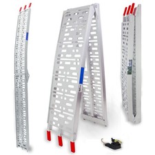 Rampe Auffahrrampe Verladerampe Verladeschiene Alu klappbar 340 kg Motorrad Auto