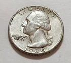 1960 Washington Quarter • 90% Silver • Circulated • X119