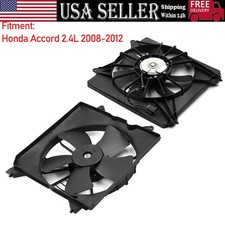 2pc Genuine Engine Radiator Cooling Fan Assembly For Honda Accord 2.4l 2008-2012