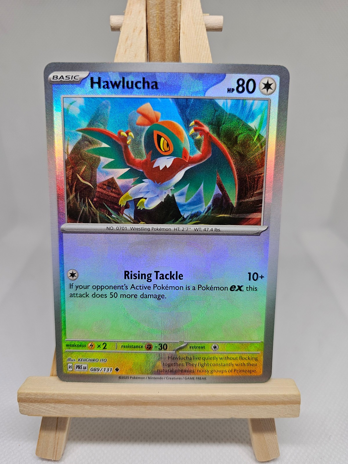Hawlucha (Master Ball Pattern) - 89/131 SV: Prismatic Evolutions - Near Mint