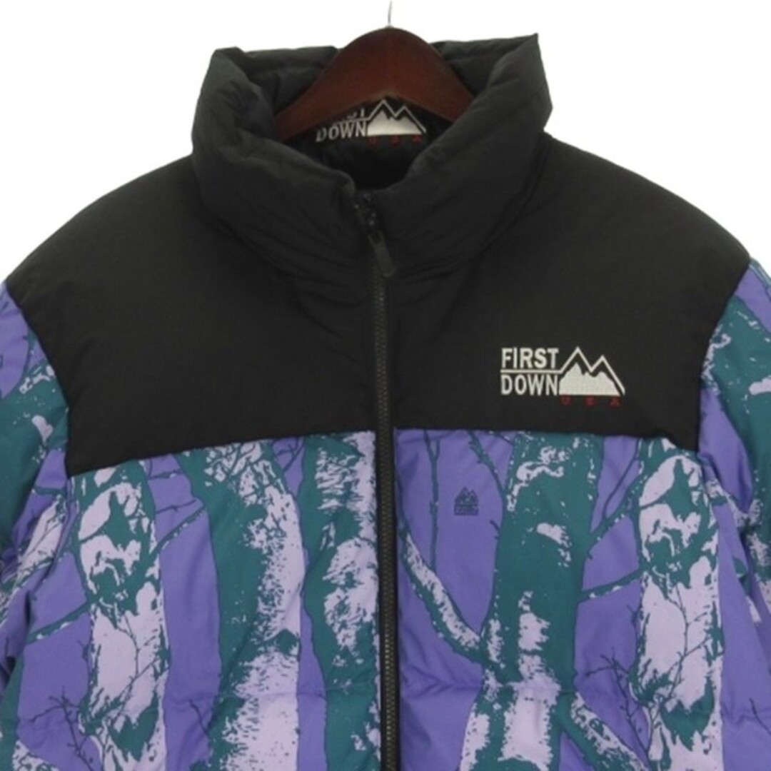 First Down BUBBLE JACKET Reversible Total Pattern… - image 2