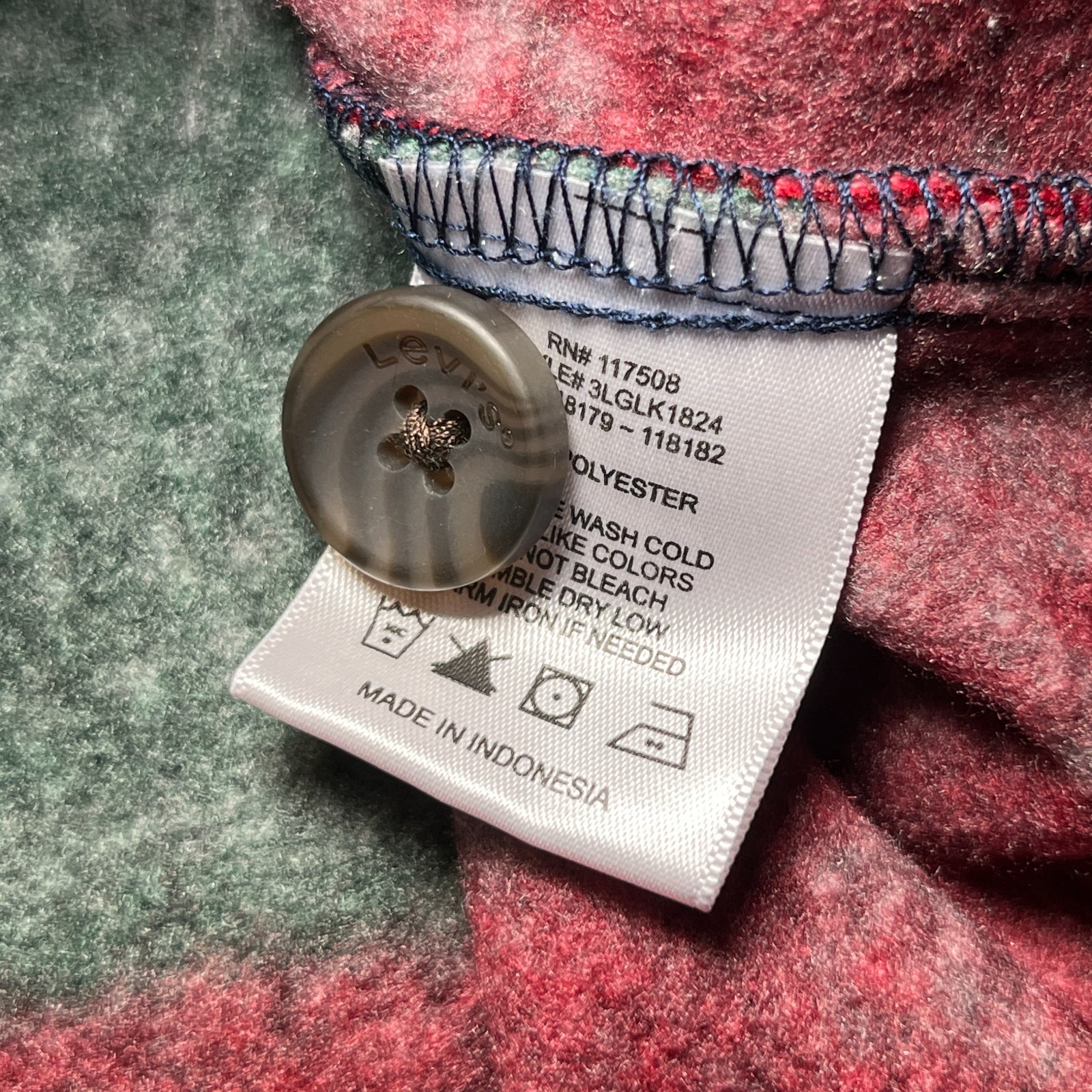 Levis Paisley Patchwork Cardigan Jacket Men's Med… - image 8