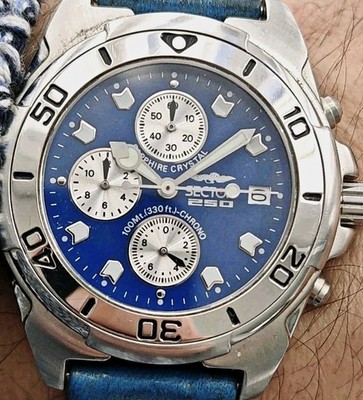 Sector 250 Sector No Limits Uhr  Saphirglas Top Zustand  Mit Chronograph