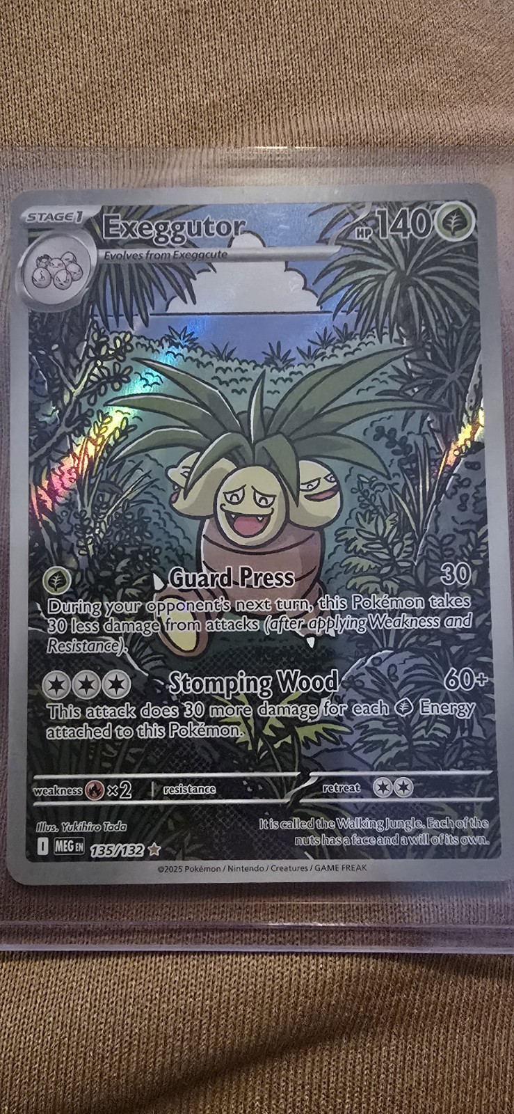 Exeggutor Mega Evolutions Secret Rare 135/132 Pokemon TCG - NM