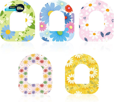 25Pcs Adhesive Patches for Omnipod 5 Waterproof Sensor Overpatch Cover