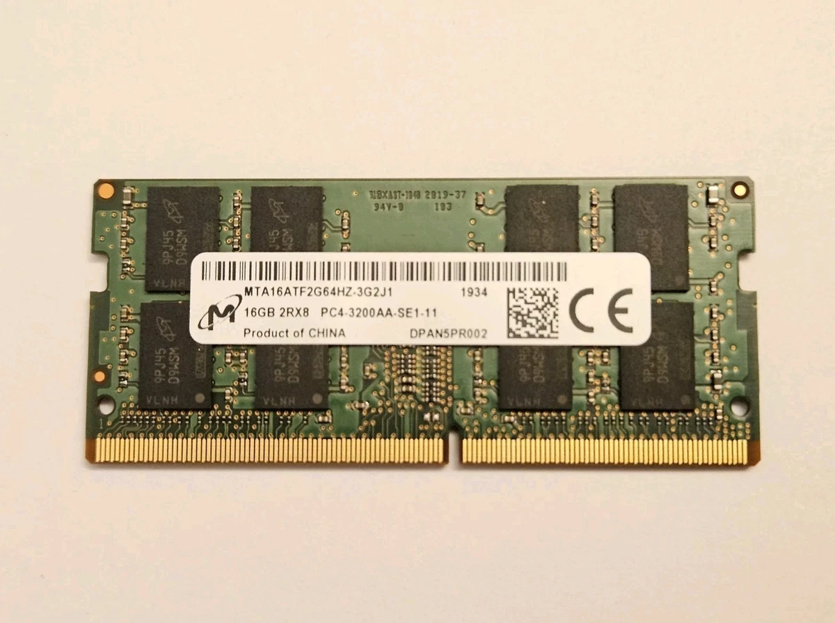 PC4-25600 (DDR4-3200) Bus Speed DDR4 SDRAM Memory (RAM) for sale