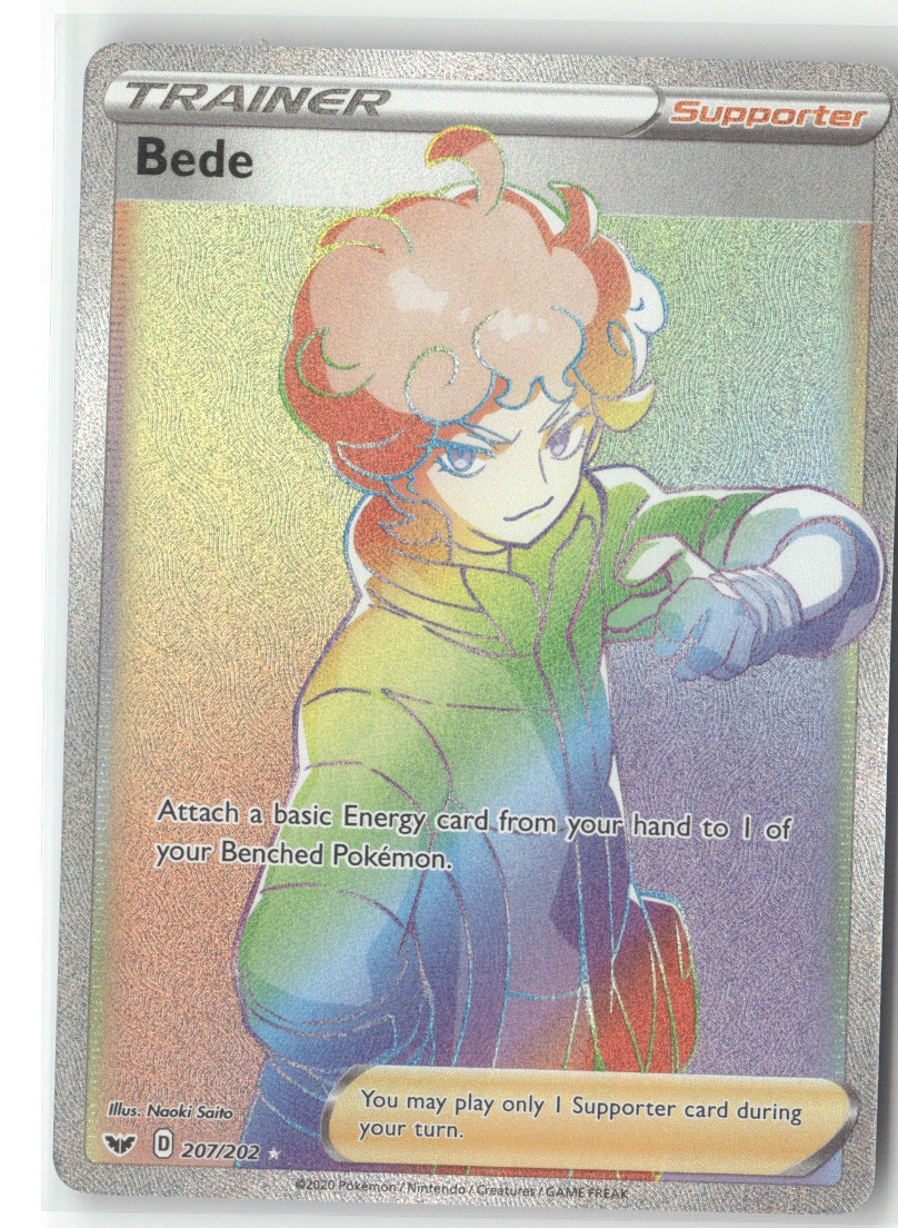 Bede (Secret) SWSH01: Sword & Shield Base Set [SWSH01 - 207/202]