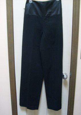 Linda Allard-Ellen Tracy Black Dress Pants-Size 4-NWT-$395.00