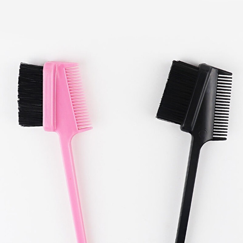 Edge Control Brush Three Sided Comb Smooth Natural Look Polish Hair Comb Tool