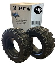 MP Maresh Products Replacement for Power Wheels J4394-2529 Wheel 2-Pack Compa...