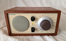Tivoli Audio Model One AM/FM Aux In Radio - Walnut/Beige - CLEAN TESTED WORKING
