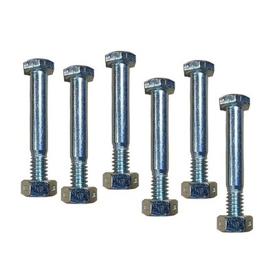 (Pack of 6) Shear Pin Bolt & Nut for Ariens Compact, Sno-Tek, Sno-Thro 20'' 24''