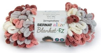 Bernat Alize Blanket-EZ Loop Yarn (Warm Clay)