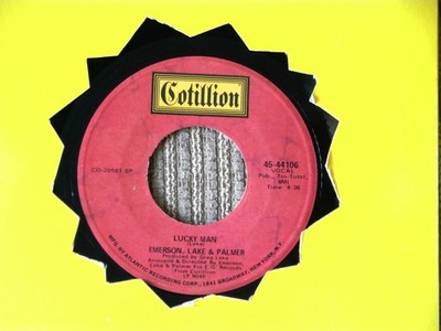 ROCK~ EMERSON LAKE & PALMER~ LUCKY MAN~ MINT~ KNIFE'S EDGE~ COTILLION RECORDS