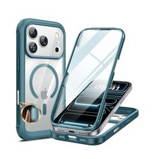 iphone 17 Pro Max Case 6.9 Full-Body Phone Case with Built-in Glass Screen Pro