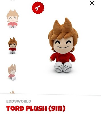 Youtooz * Eddsworld Collection * Tord * 9”Plush * In Hand | eBay
