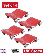 4 Pack Wheel Dolly Heavy-Duty Car Tire Stake Vehicle Moving Car Dolly 6000 lbs