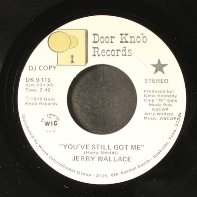 JERRY WALLACE: you've still got me / now that sandy's gone DOOR KNOB 7'' Single