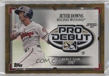 2018 Topps Pro Debut Gold 41/50 Jeter Downs #DD-JD Patch 1ek2