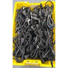 LOT OF 207 - Mixed Heavy Duty Power Cord Connectors IEC C5 C7 C14 C18 Cables
