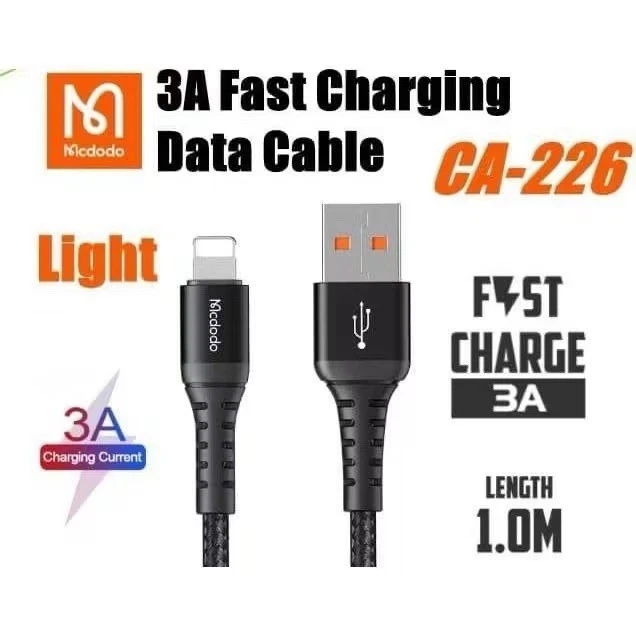 MCDODO DATA CABLE IPHONE,TYPE-C & MICROUSB - Image 3 of 4