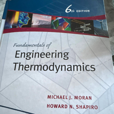 Fundamentals of Engineering Thermodynamics 6th Ed by Moran & Shapiro