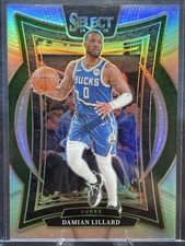 2024-25 Panini Select - Concourse Damian Lillard #55 Silver Prizm