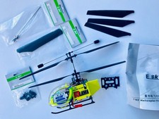 E-SKY LLAMA V3 RC Helicopter With New Spares