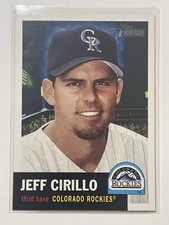 2002 Topps Heritage Jeff Cirillo #63 Night Variation SP Colorado Rockies