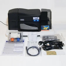 Fargo DTC4500e Duplex ID Card Thermal Printer with Supply Bundle