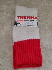 Vintage Thermal Insulated Heavy Duty Tube Socks SZ 9-14 Hunt Winter
