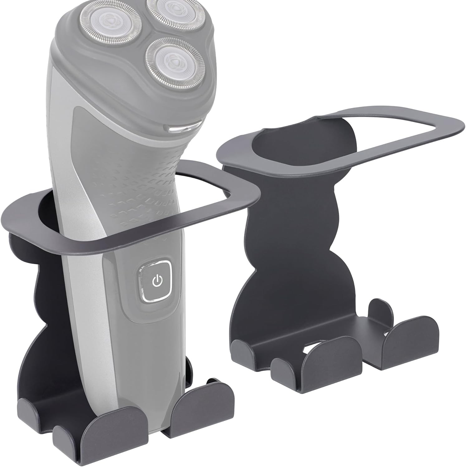 Linkidea Wall Mount Electric Razor Holder, Shaving Stand Com