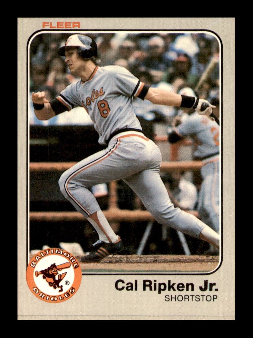 1983 Fleer Cal Ripken Jr #70 Baltimore Orioles Baseball Card MLB NM Near Mint