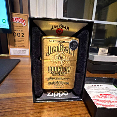 Zippo Jim Beam Bourbon Distillery Theme Collectible Lighter w/ Box